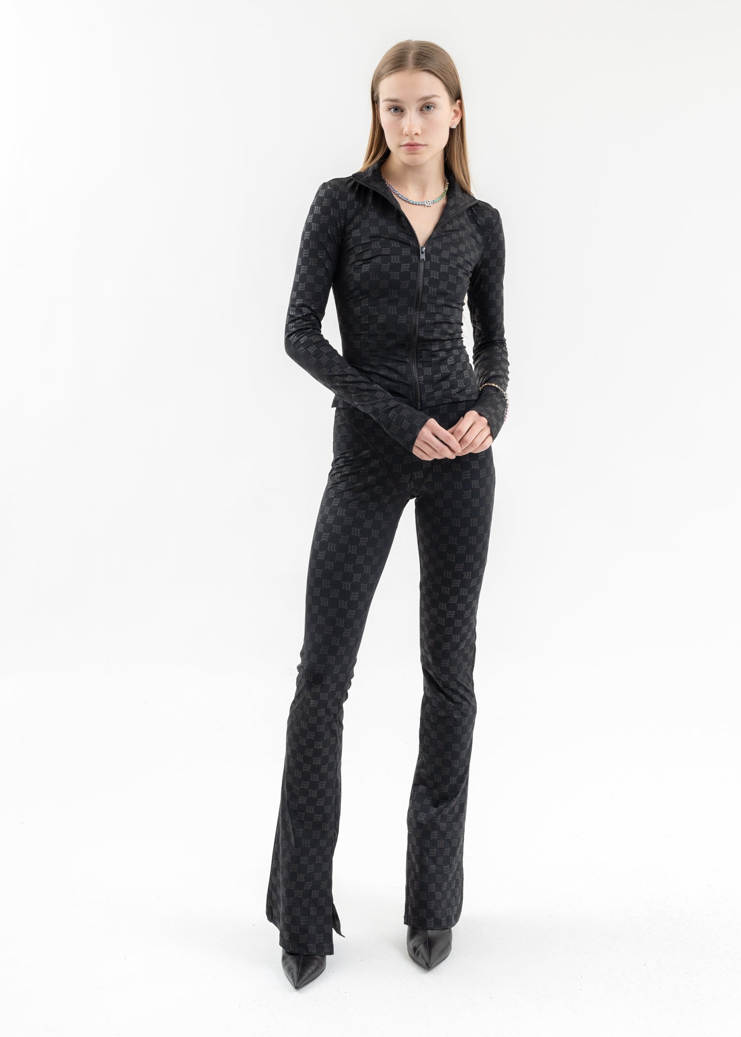 BLACK-MONOGRAM-ZIP-TOP-