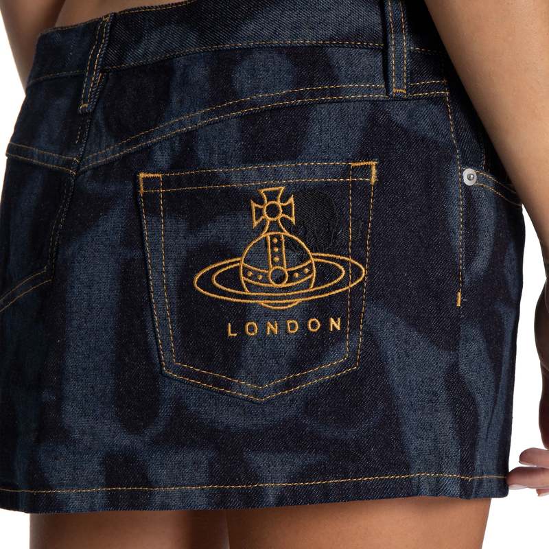 Vivienne Westwood Foam Denim Skirt | Garmentory