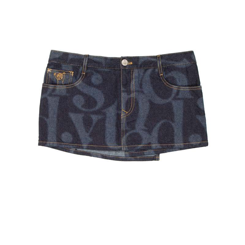 Vivienne Westwood Foam Denim Skirt | Garmentory