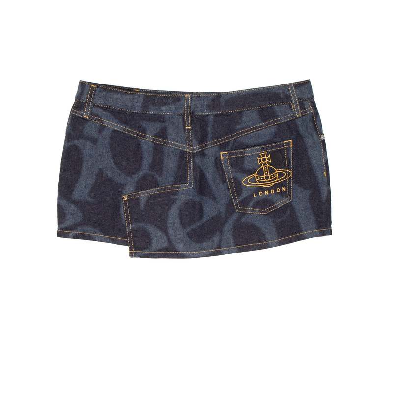 Vivienne Westwood Foam Denim Skirt | Garmentory