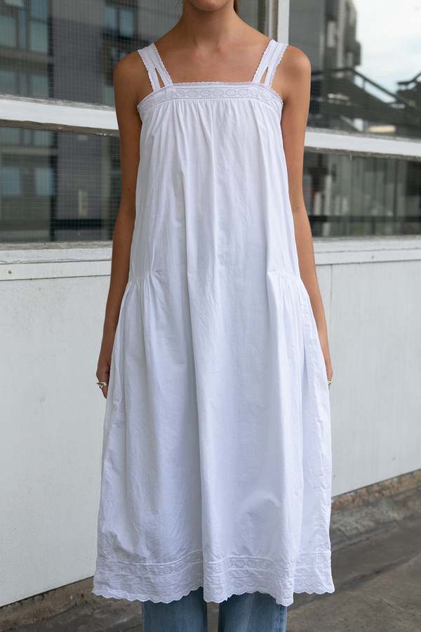 Antique Cotton Slip Dress Garmentory