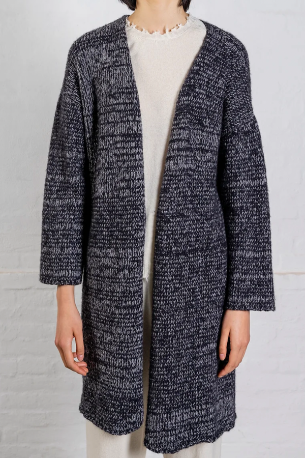 MJ Watson Twist Long Cardi - Dark