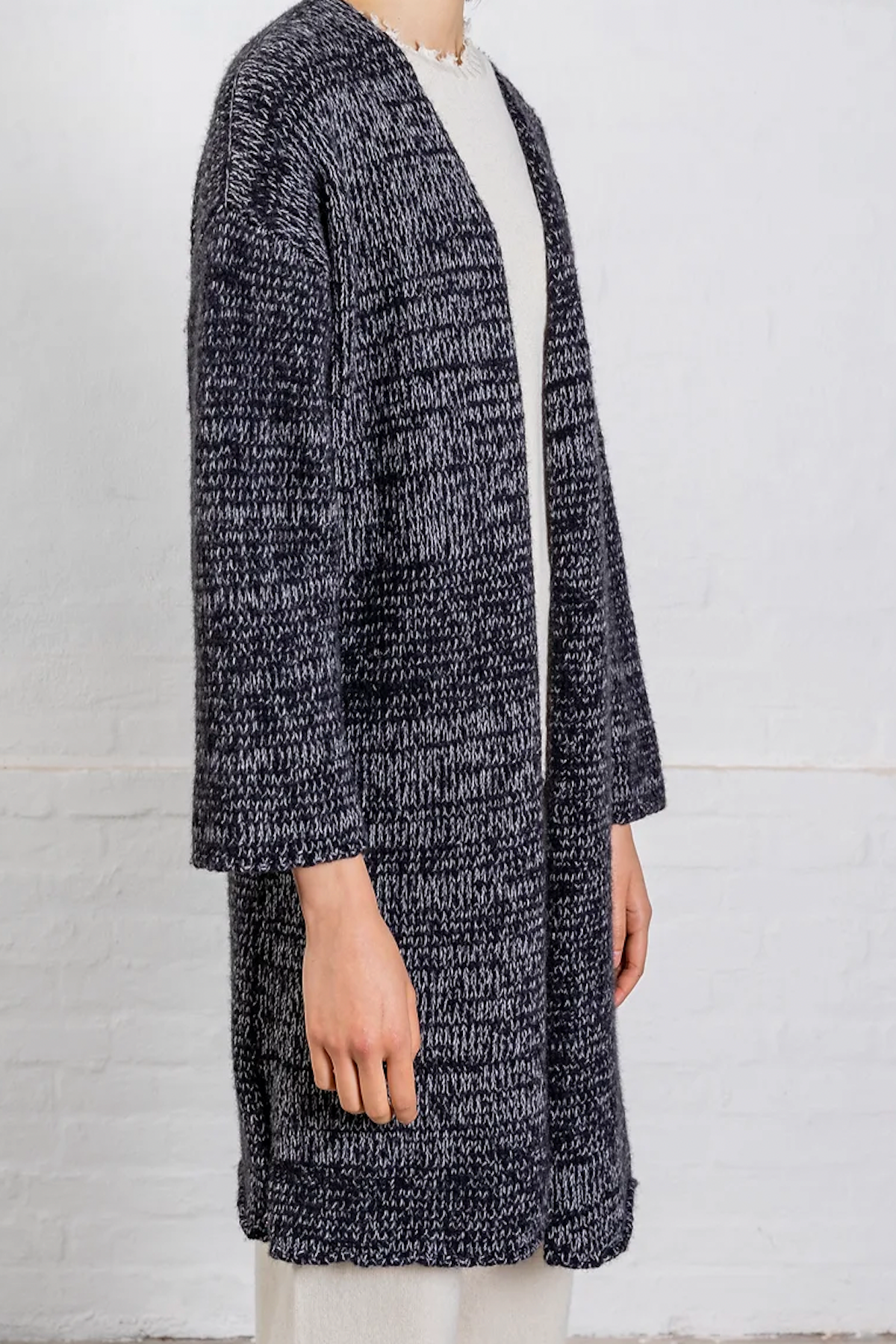 MJ Watson Twist Long Cardi - Dark - Image 2 of 4