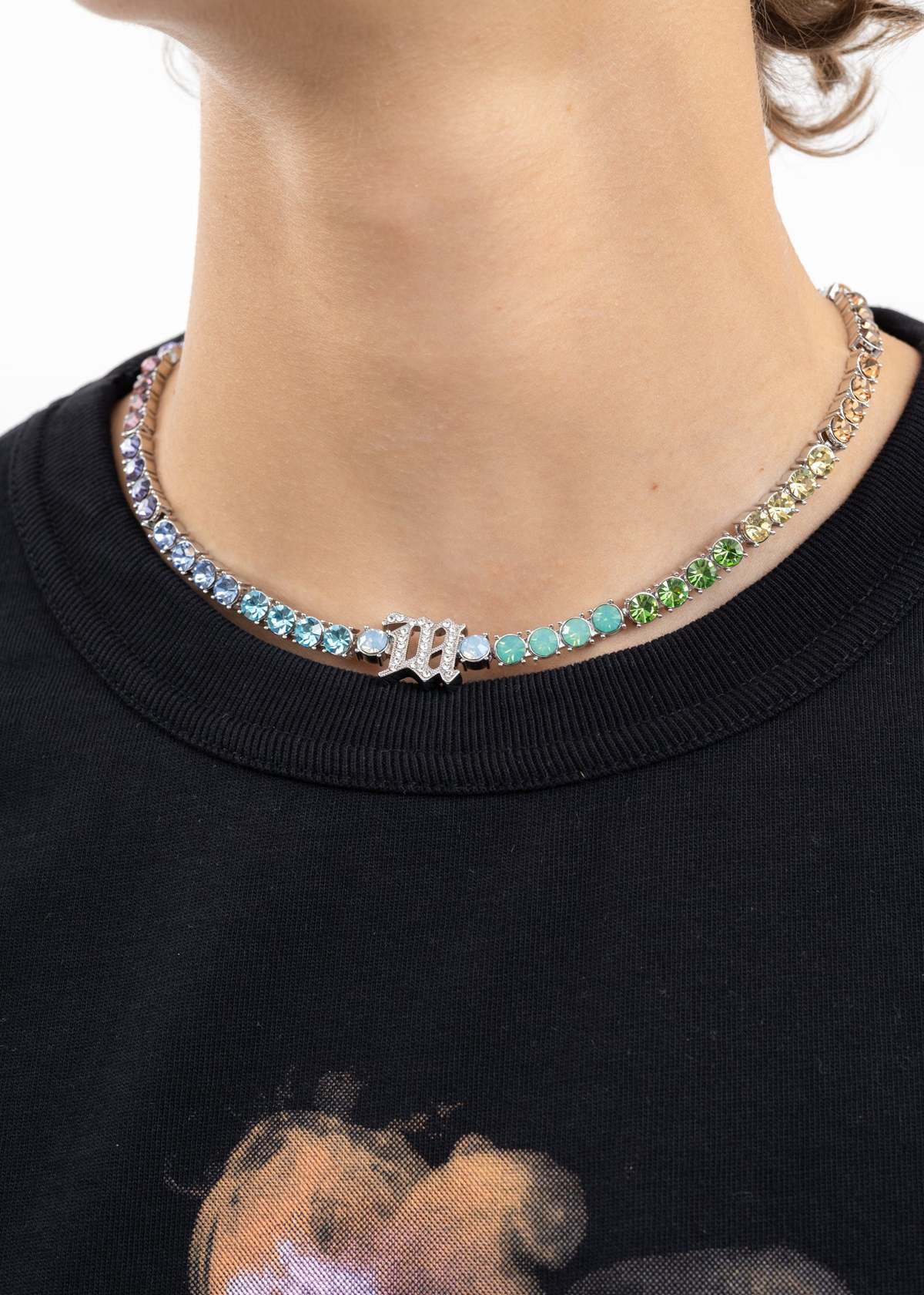 MISBHV Rainbow Ice クリスタル チョーカー Misbhv M Rainbow Necklace Choker | Garmentory