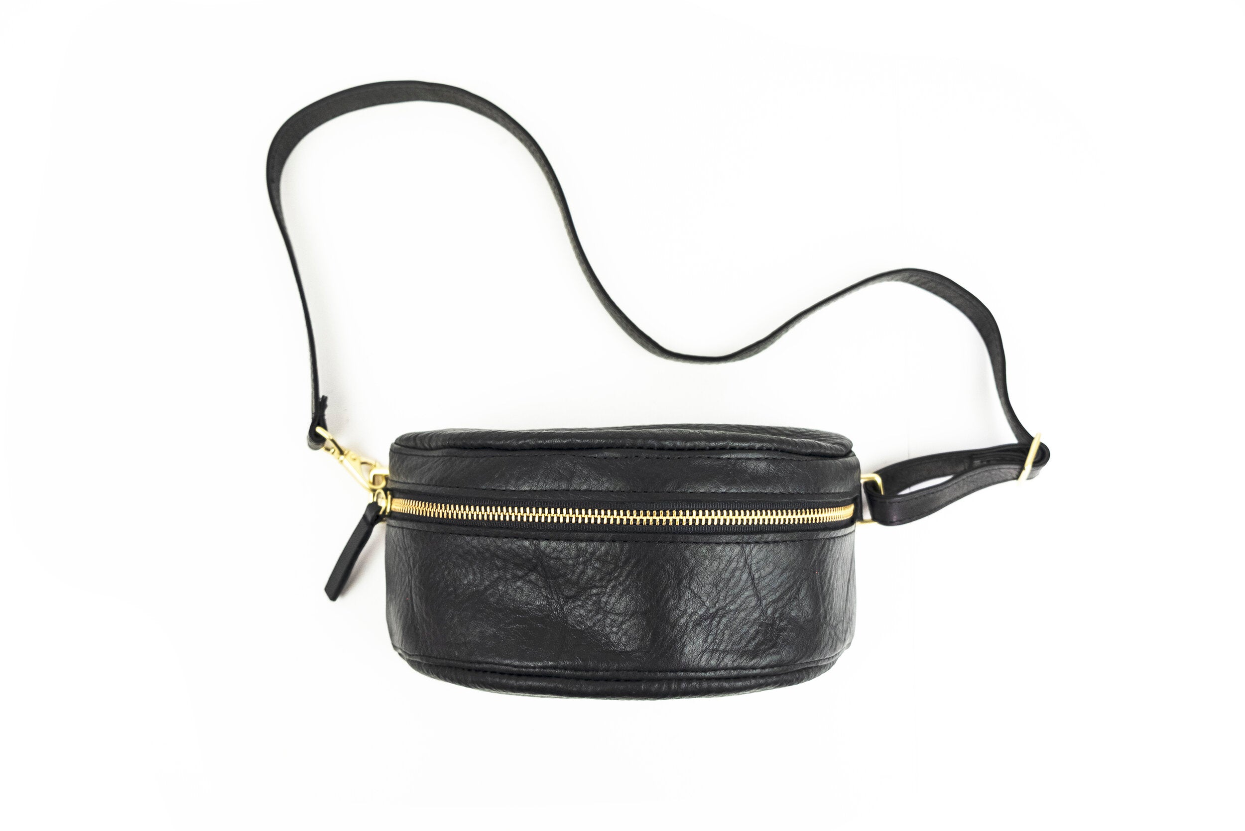 Primecut Leather Bum Bag Black Garmentory