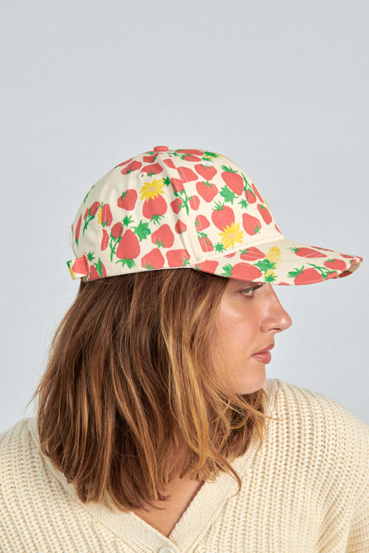 Helmstedt Baseball Cap - Strawberry | Garmentory display picture 1