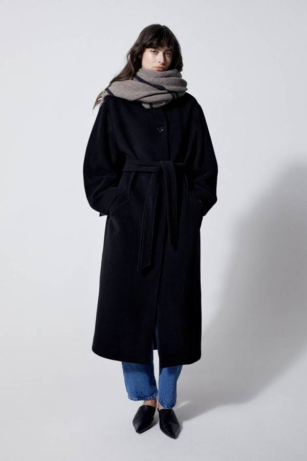 House of Dagmar Cameron Coat - Black