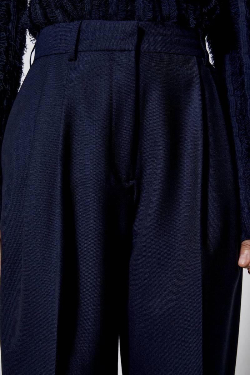 【関税込み】House of Dagmar ネイビー Valentina トラウザーズ House Of Dagmar Valentina Trousers In Black | ModeSens