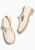 Small Lot Lug Sole Mary Jane - Natural - Thumbnail 2