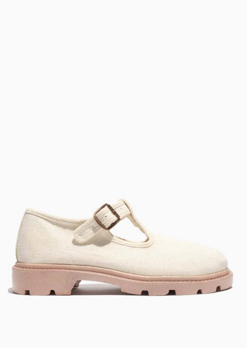 Small Lot Lug Sole Mary Jane - Natural