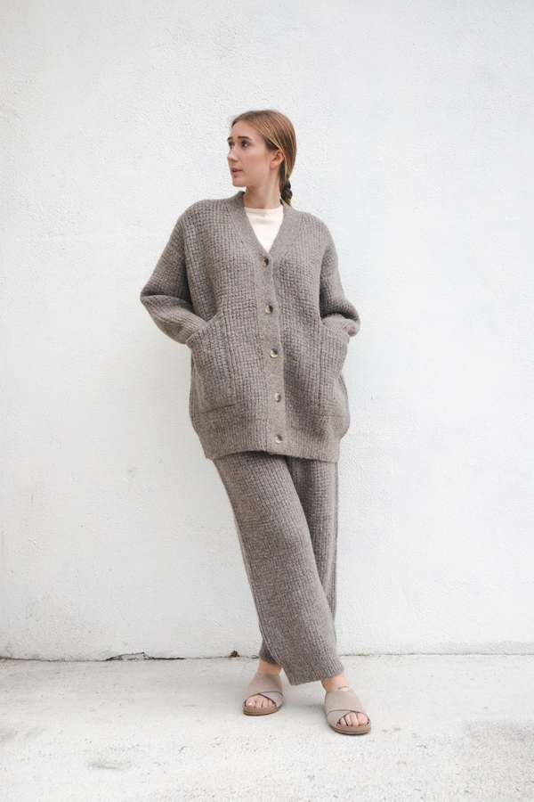 Lauren Manoogian Waffle Pant - Rock | Garmentory