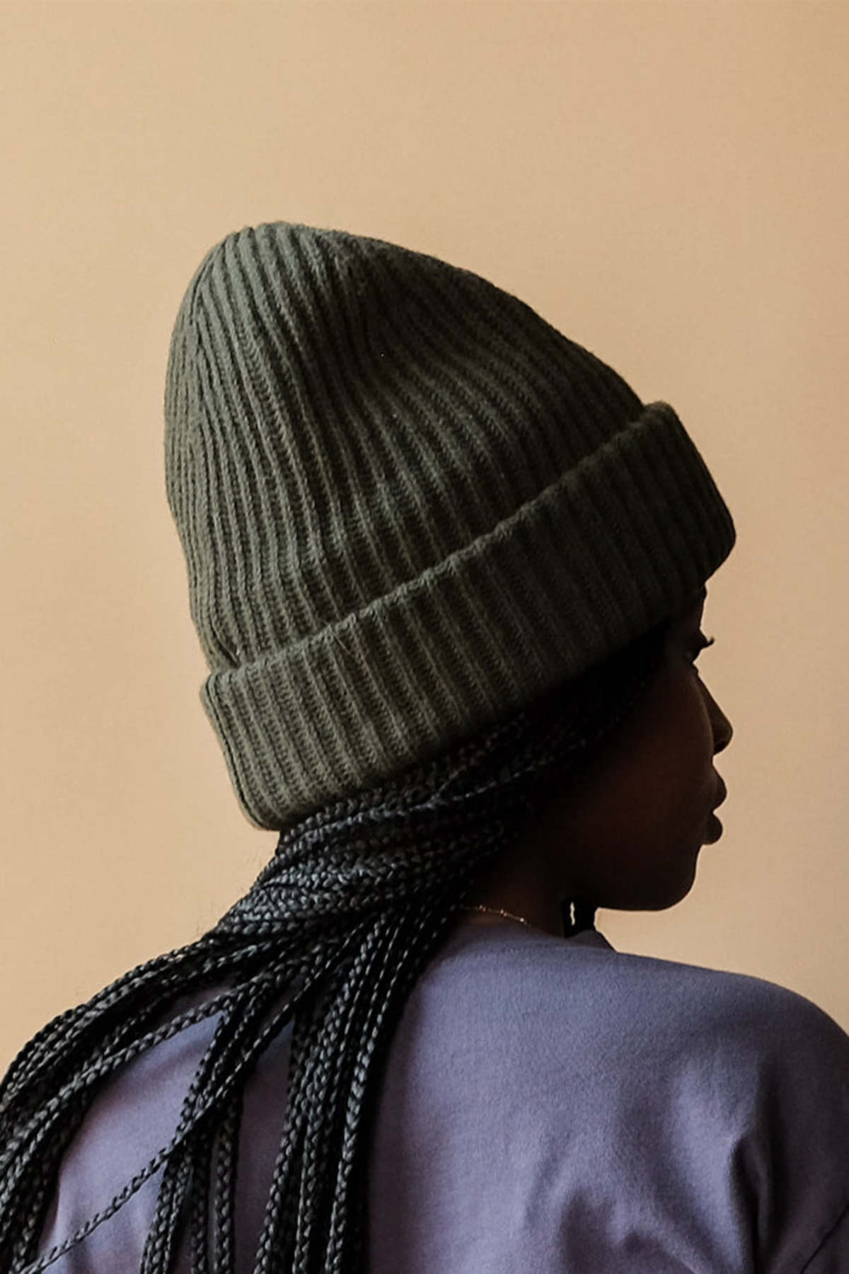 帽子 GANNI Structured Rib Beanie KALAMATA Ganni Structured Rib Beanie - Kalamata | Garmentory