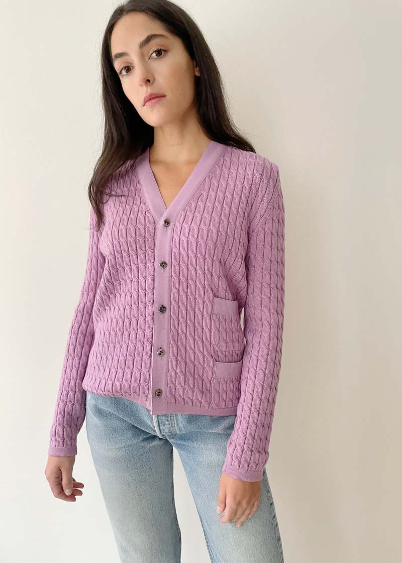 Vintage Salvatore Ferragamo Ferragamo Cardigan - Pink