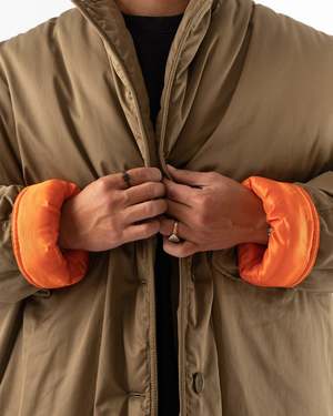 ✳︎F12✳︎23FW MM6 Khaki Puffer Coat ✳︎F12様専用✳︎23FW MM6 Khaki Puffer Coat - メルカリ