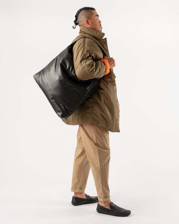 MM6 Maison Margiela Khaki Puffer Coat | Garmentory