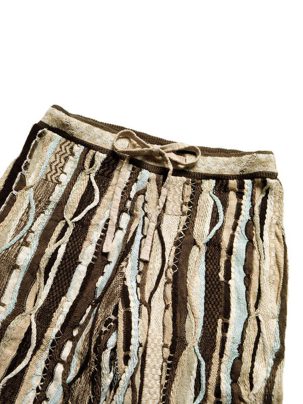 Kapital 7g Knit Gaudy Sweat Pants - Brown | Garmentory