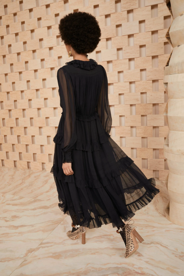 Ulla Johnson Reina Dress - Midnight | Garmentory