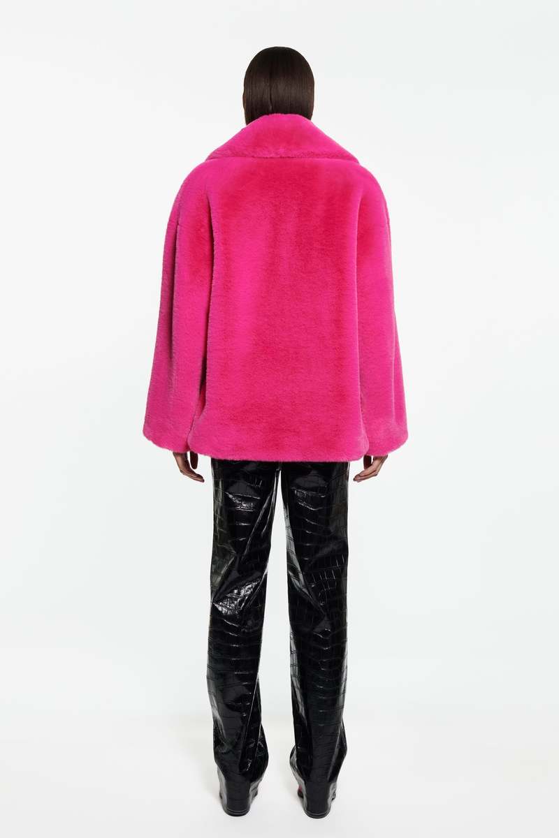 Stand Studio Savannah Jacket Fuchsia Garmentory