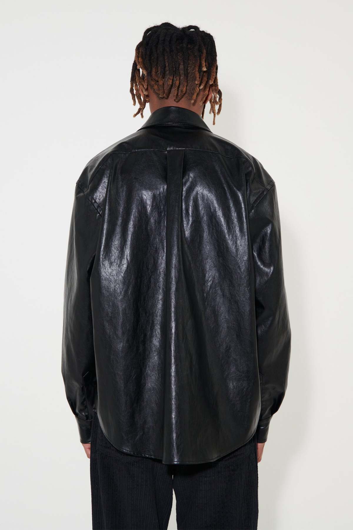 パンツ our legacy Cageian Black Fake Leather Our Legacy - Formal Moto Cut Cageian Black Fake Leather