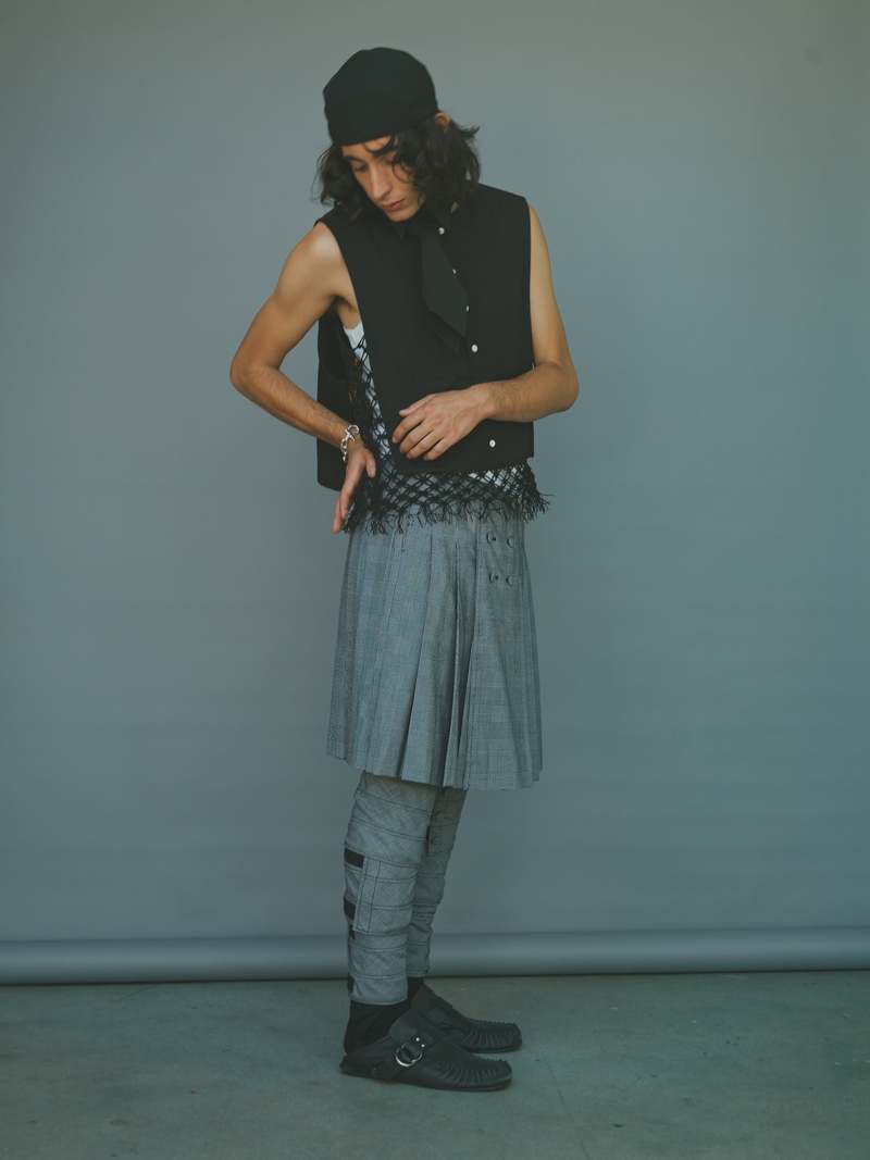 TAKAHIROMIYASHITA The Soloist Glen Check Kilt Skirt