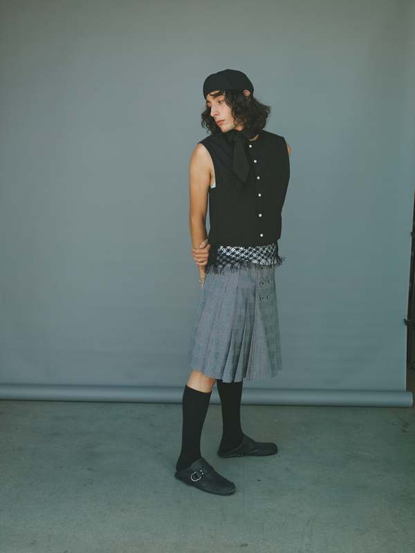 TAKAHIROMIYASHITA The Soloist Glen Check Kilt Skirt