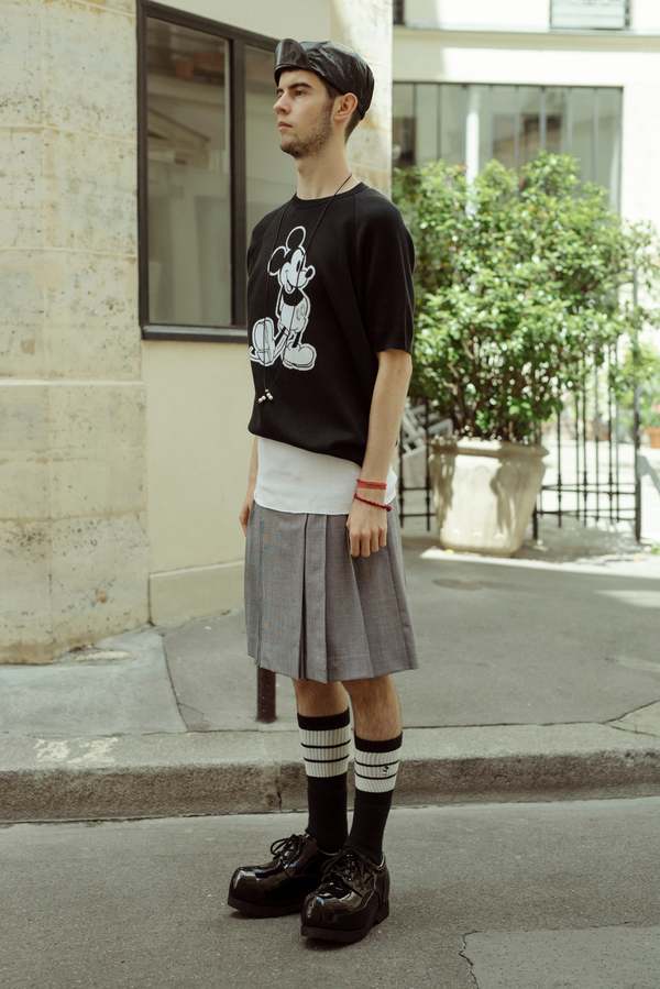 TAKAHIROMIYASHITA The Soloist Glen Check Kilt Skirt