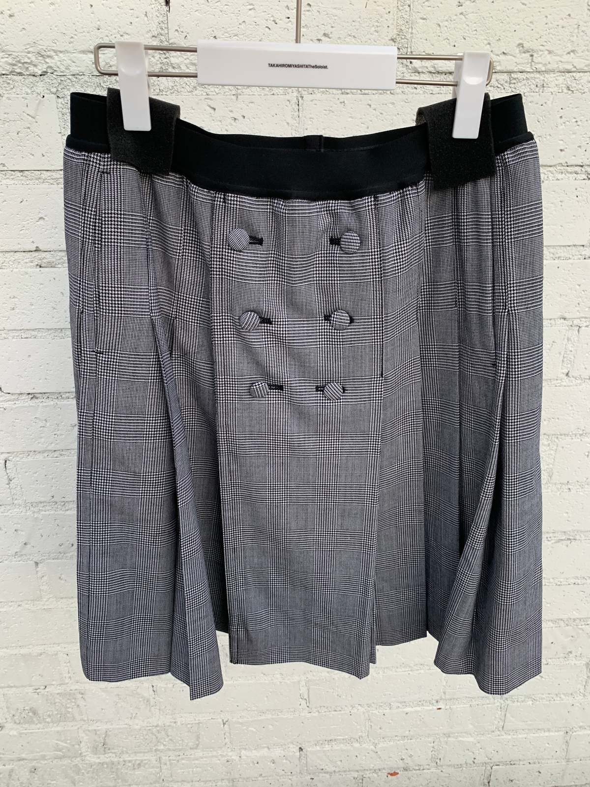 TAKAHIROMIYASHITA The Soloist Glen Check Kilt Skirt - Image 11 of 16