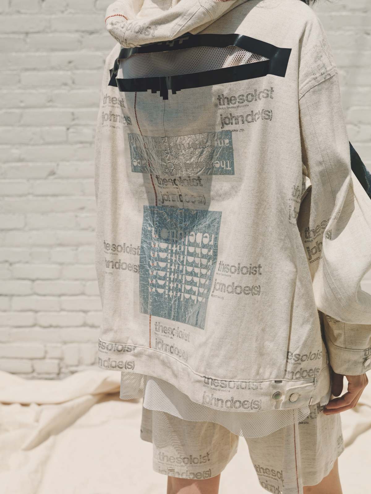 TAKAHIROMIYASHITA The Soloist. John Doe(s) Print Monster Shaped Jacket - Natural - Image 16 of 20