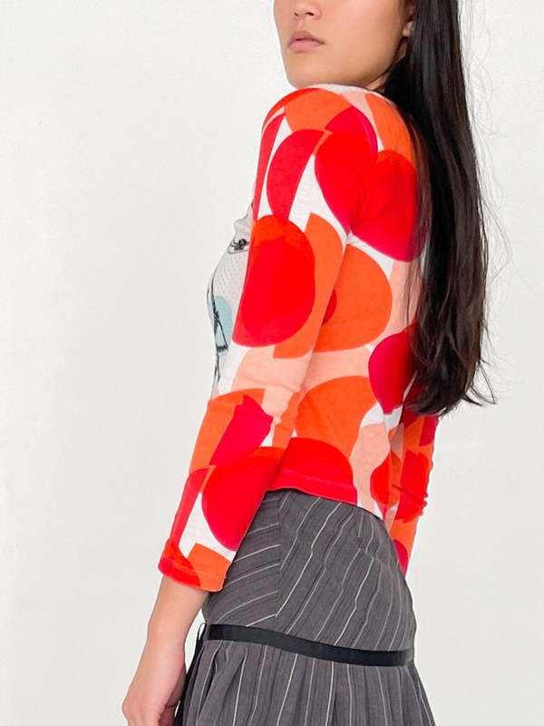 Y2K Custo Barcelona Printed Long Sleeve | Garmentory