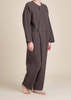 Black Crane Tie Jumpsuit - Grey - Thumbnail 2