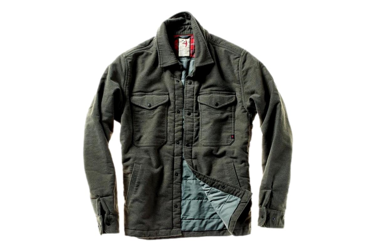 Relwen Moleskin Snap CPO Jacket - Dark 