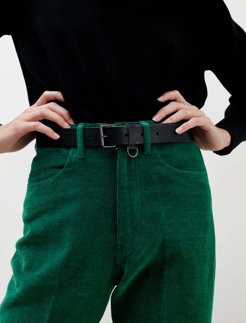 Margaret Howell MHL D Ring Keeper Belt Oiled Leather
