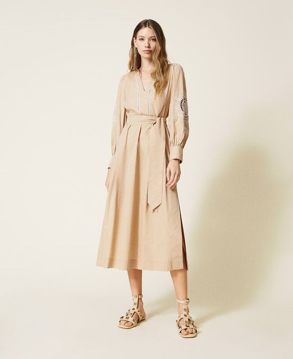 Twinset Cuban Italian Dress - Sand | Garmentory