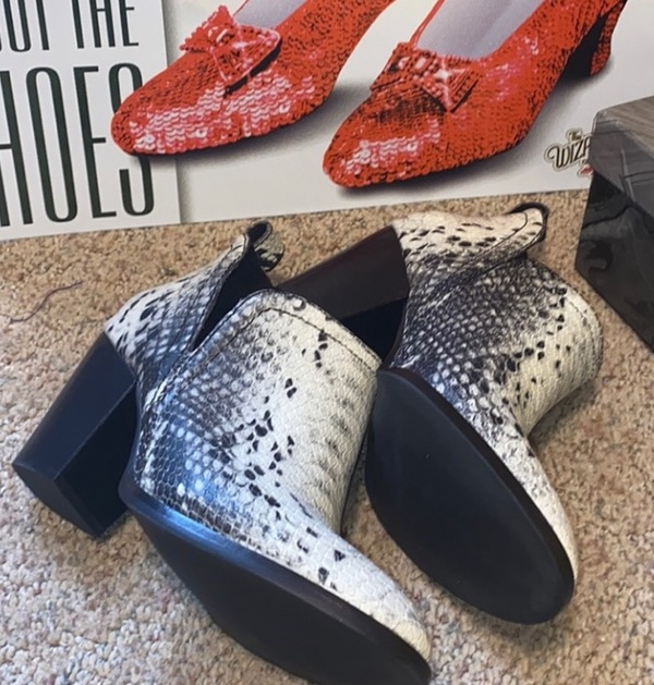 Jeffrey campbell cheap booties snakeskin