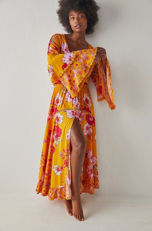 maxi dress straps Women's Striped Maxi Dress + Summer Dress
