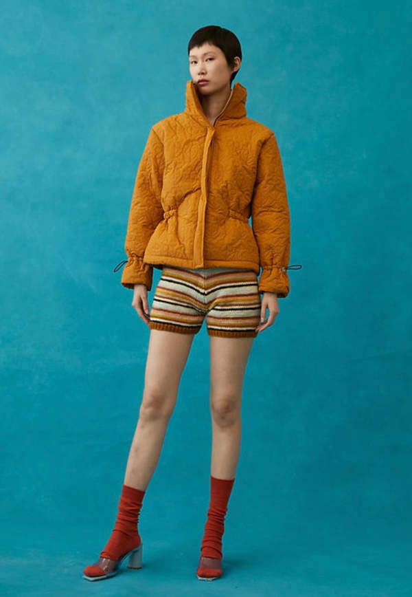 Tach Clothing Kika Floral Quilted Jacket Tan Garmentory