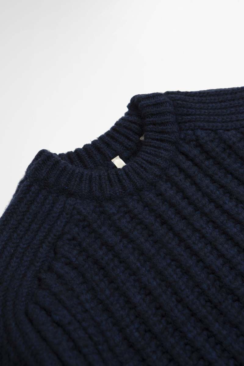 Sunflower Como Knit Sweater - Navy | Garmentory
