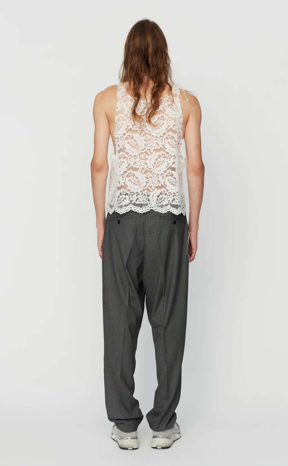 mfpen Scene Trousers - Dark Grey Stripe | Garmentory