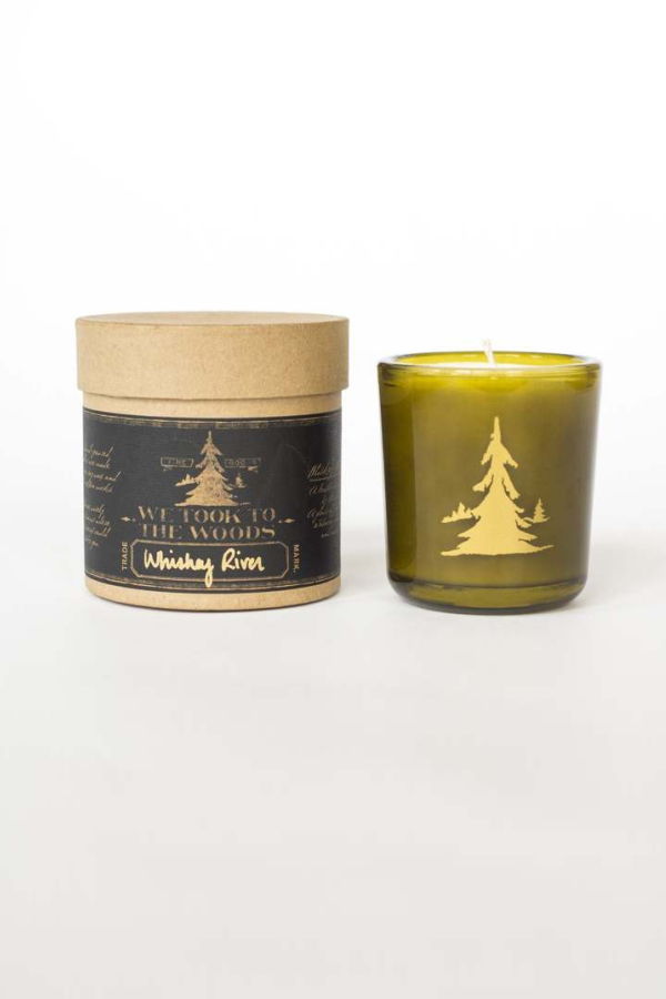We Took to the Woods Whiskey River Candle