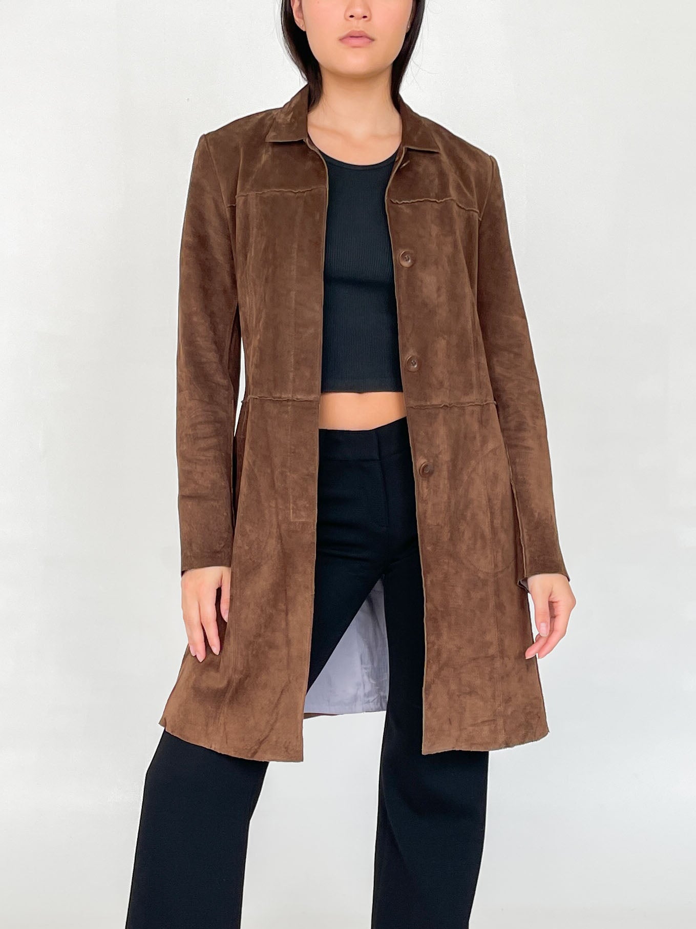 Suede Midi Jacket - Cedar | Garmentory