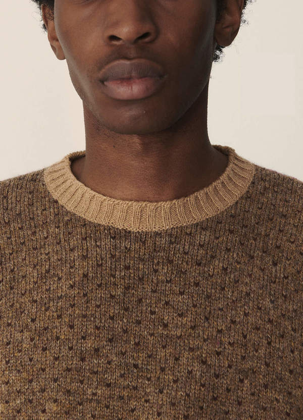 Jamiesons X YMC Fairisle Wool Knit Jumper Brown - Multi | Garmentory