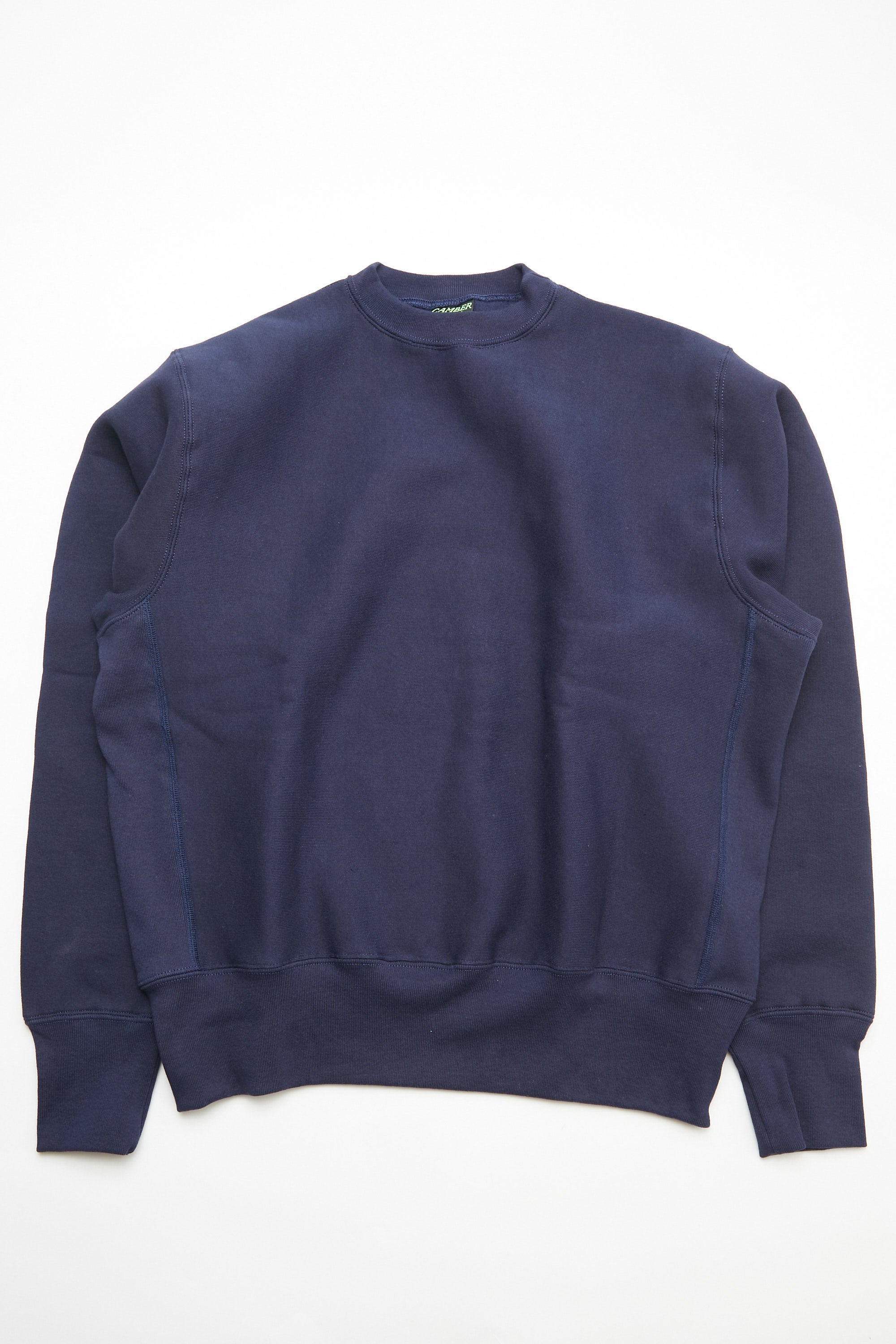 Camber 12 oz. Cross Knit Crewneck Sweatshirt - Navy | Garmentory