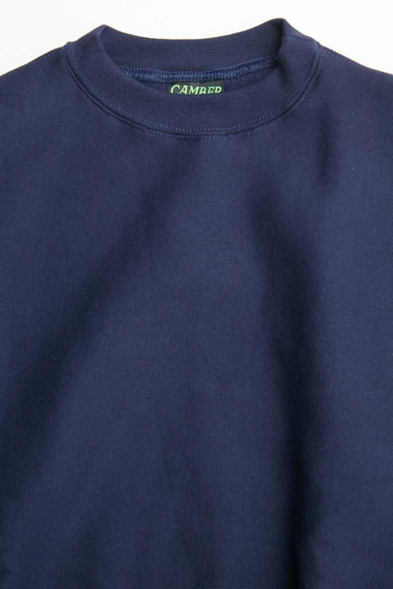 Camber 12 oz. Cross Knit Crewneck Sweatshirt - Navy | Garmentory