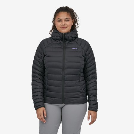 Patagonia Womens Down Sweater Hoody - Black