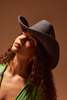 Clyde Cowboy Hat - Charcoal Wool - Thumbnail 1