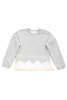 Kids Hailey Lace Sweater - Grey - Thumbnail 1