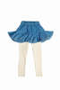 Kids Hailey Jean Legging Tutu - Jean - Thumbnail 1
