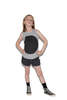 Kids Nununu Dyed Gym Shorts - Dyed Graphite - Thumbnail 1