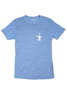 Blue&Cream Windmill Crewneck Tee - Faded Blue - Thumbnail 1