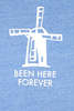 Blue&Cream Windmill Crewneck Tee - Faded Blue - Thumbnail 3
